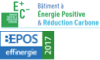 Logo Bâtiment à Énergie Positive & Réduction Carbone et logo BEPOS effinergie 2017